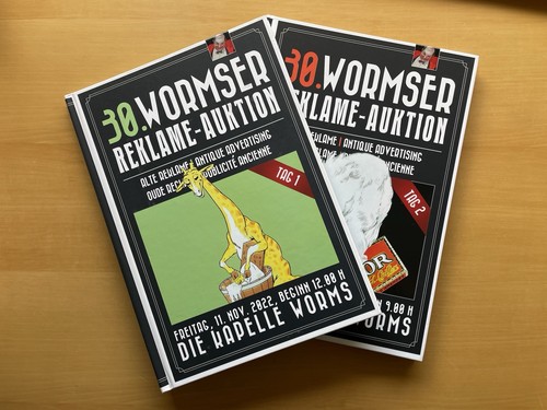 Wormser reklame auktion - -,