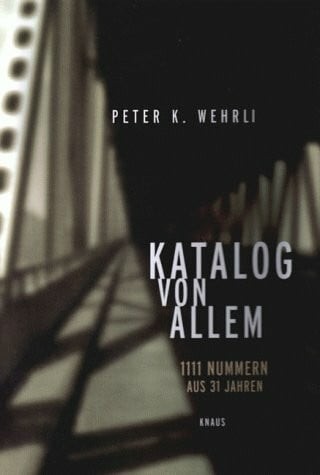 Der katalog von allem - von,