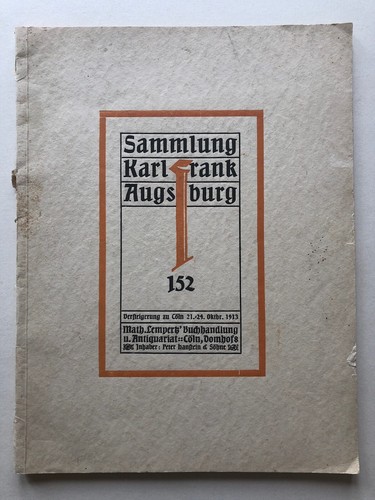 Lempertz katalog 1913 - lempertz,