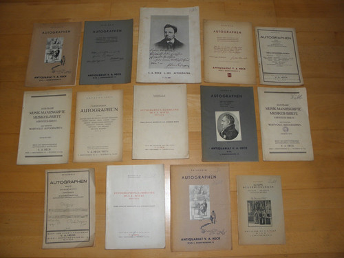 Alte auktions kataloge - alte,
