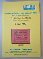 Auktionskatalog Markenheftchen