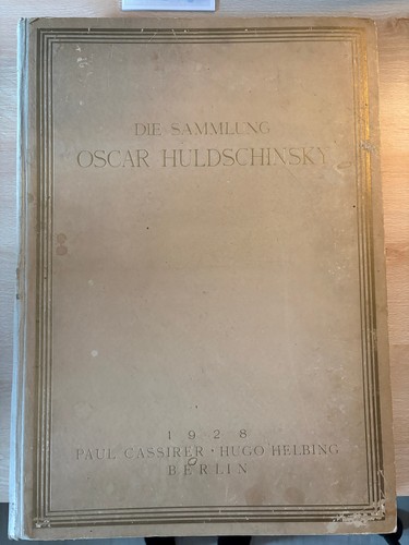 Die sammlung oscar hudschinsky - sammlung,