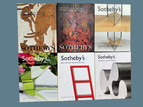 Sotheby auktionskatalog - 6x,