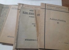 6 Auktionskataloge aus den
