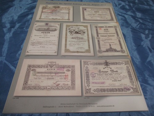 Historische wertpapiere - ,