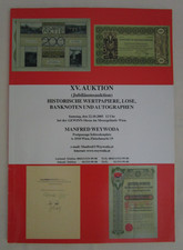 1 alter Auktionskatalog