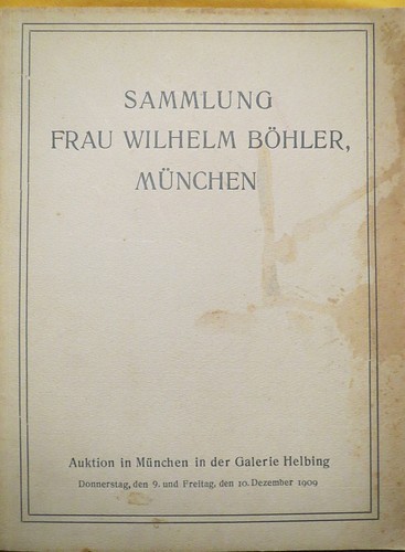 Annotierter auktionskatalog - annotierter,