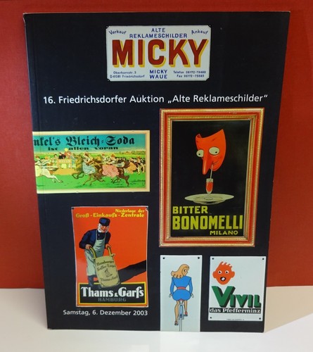 Micky waue auktionskatalog - micky, 16